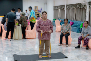 โครงการพัฒนาศักยภาพผู้สูงอายุให้ได้รับการเสริมสร้างและดูแลสุขภาวะแบบมีส่วนร่วม จังหวัดลพบุรี ในพื้นที่ ทต.เขาพระยาเดินธง