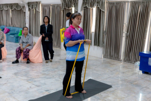 โครงการพัฒนาศักยภาพผู้สูงอายุให้ได้รับการเสริมสร้างและดูแลสุขภาวะแบบมีส่วนร่วม จังหวัดลพบุรี ในพื้นที่ ทต.เขาพระยาเดินธง