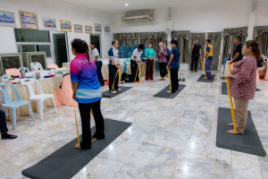 โครงการพัฒนาศักยภาพผู้สูงอายุให้ได้รับการเสริมสร้างและดูแลสุขภาวะแบบมีส่วนร่วม จังหวัดลพบุรี ในพื้นที่ ทต.เขาพระยาเดินธง