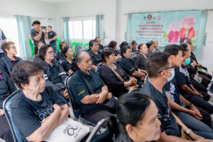 โครงการพัฒนาศักยภาพผู้สูงอายุให้ได้รับการเสริมสร้างและดูแลสุขภาวะแบบมีส่วนร่วม จังหวัดลพบุรี ในพื้นที่ อบต.เขาสมอคอน