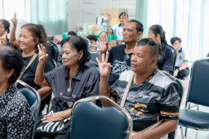 โครงการพัฒนาศักยภาพผู้สูงอายุให้ได้รับการเสริมสร้างและดูแลสุขภาวะแบบมีส่วนร่วม จังหวัดลพบุรี ในพื้นที่ อบต.เขาสมอคอน
