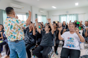 โครงการพัฒนาศักยภาพผู้สูงอายุให้ได้รับการเสริมสร้างและดูแลสุขภาวะแบบมีส่วนร่วม จังหวัดลพบุรี ในพื้นที่ อบต.เขาสมอคอน