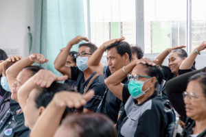 โครงการพัฒนาศักยภาพผู้สูงอายุให้ได้รับการเสริมสร้างและดูแลสุขภาวะแบบมีส่วนร่วม จังหวัดลพบุรี ในพื้นที่ อบต.เขาสมอคอน