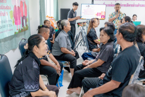 โครงการพัฒนาศักยภาพผู้สูงอายุให้ได้รับการเสริมสร้างและดูแลสุขภาวะแบบมีส่วนร่วม จังหวัดลพบุรี ในพื้นที่ อบต.เขาสมอคอน