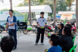 โครงการพัฒนาศักยภาพผู้สูงอายุให้ได้รับการเสริมสร้างและดูแลสุขภาวะแบบมีส่วนร่วม จังหวัดลพบุรี ในพื้นที่ อบต.เขาสมอคอน