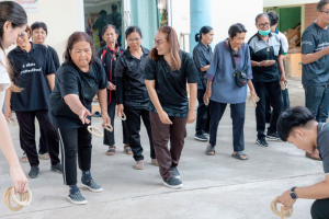 โครงการพัฒนาศักยภาพผู้สูงอายุให้ได้รับการเสริมสร้างและดูแลสุขภาวะแบบมีส่วนร่วม จังหวัดลพบุรี ในพื้นที่ อบต.เขาสมอคอน