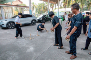 โครงการพัฒนาศักยภาพผู้สูงอายุให้ได้รับการเสริมสร้างและดูแลสุขภาวะแบบมีส่วนร่วม จังหวัดลพบุรี ในพื้นที่ อบต.เขาสมอคอน
