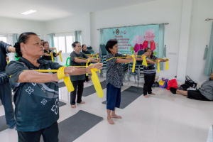 โครงการพัฒนาศักยภาพผู้สูงอายุให้ได้รับการเสริมสร้างและดูแลสุขภาวะแบบมีส่วนร่วม จังหวัดลพบุรี ในพื้นที่ อบต.เขาสมอคอน