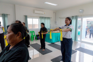 โครงการพัฒนาศักยภาพผู้สูงอายุให้ได้รับการเสริมสร้างและดูแลสุขภาวะแบบมีส่วนร่วม จังหวัดลพบุรี ในพื้นที่ อบต.เขาสมอคอน