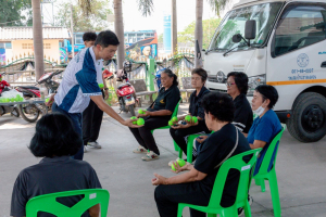 โครงการพัฒนาศักยภาพผู้สูงอายุให้ได้รับการเสริมสร้างและดูแลสุขภาวะแบบมีส่วนร่วม จังหวัดลพบุรี ในพื้นที่ อบต.เขาสมอคอน