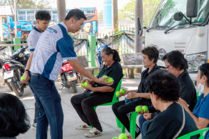 โครงการพัฒนาศักยภาพผู้สูงอายุให้ได้รับการเสริมสร้างและดูแลสุขภาวะแบบมีส่วนร่วม จังหวัดลพบุรี ในพื้นที่ อบต.เขาสมอคอน