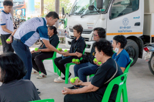 โครงการพัฒนาศักยภาพผู้สูงอายุให้ได้รับการเสริมสร้างและดูแลสุขภาวะแบบมีส่วนร่วม จังหวัดลพบุรี ในพื้นที่ อบต.เขาสมอคอน