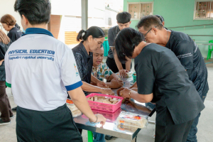 โครงการพัฒนาศักยภาพผู้สูงอายุให้ได้รับการเสริมสร้างและดูแลสุขภาวะแบบมีส่วนร่วม จังหวัดลพบุรี ในพื้นที่ อบต.เขาสมอคอน