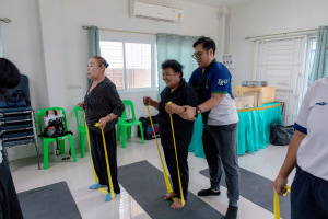 โครงการพัฒนาศักยภาพผู้สูงอายุให้ได้รับการเสริมสร้างและดูแลสุขภาวะแบบมีส่วนร่วม จังหวัดลพบุรี ในพื้นที่ อบต.เขาสมอคอน