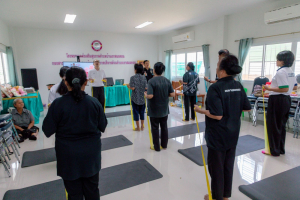 โครงการพัฒนาศักยภาพผู้สูงอายุให้ได้รับการเสริมสร้างและดูแลสุขภาวะแบบมีส่วนร่วม จังหวัดลพบุรี ในพื้นที่ อบต.เขาสมอคอน