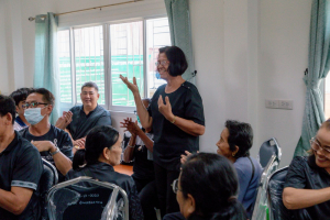 โครงการพัฒนาศักยภาพผู้สูงอายุให้ได้รับการเสริมสร้างและดูแลสุขภาวะแบบมีส่วนร่วม จังหวัดลพบุรี ในพื้นที่ อบต.เขาสมอคอน