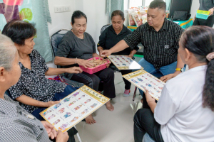 โครงการพัฒนาศักยภาพผู้สูงอายุให้ได้รับการเสริมสร้างและดูแลสุขภาวะแบบมีส่วนร่วม จังหวัดลพบุรี ในพื้นที่ อบต.เขาสมอคอน