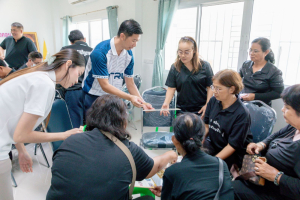 โครงการพัฒนาศักยภาพผู้สูงอายุให้ได้รับการเสริมสร้างและดูแลสุขภาวะแบบมีส่วนร่วม จังหวัดลพบุรี ในพื้นที่ อบต.เขาสมอคอน