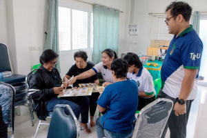 โครงการพัฒนาศักยภาพผู้สูงอายุให้ได้รับการเสริมสร้างและดูแลสุขภาวะแบบมีส่วนร่วม จังหวัดลพบุรี ในพื้นที่ อบต.เขาสมอคอน