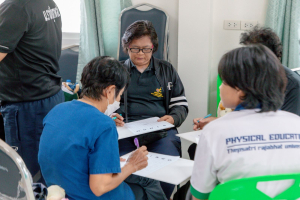 โครงการพัฒนาศักยภาพผู้สูงอายุให้ได้รับการเสริมสร้างและดูแลสุขภาวะแบบมีส่วนร่วม จังหวัดลพบุรี ในพื้นที่ อบต.เขาสมอคอน