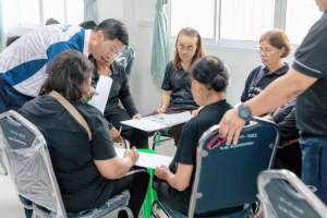 โครงการพัฒนาศักยภาพผู้สูงอายุให้ได้รับการเสริมสร้างและดูแลสุขภาวะแบบมีส่วนร่วม จังหวัดลพบุรี ในพื้นที่ อบต.เขาสมอคอน