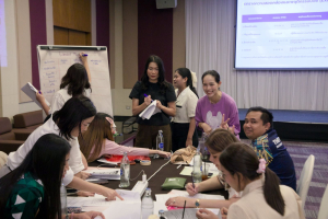 โครงการอบรมเชิงปฏิบัติการเพื่อพัฒนาครูให้ขับเคลื่อนนักเรียนให้มีความฉลาดรู้ ตามรูปแบบนวัตกรรมหลักสูตรและการจัดการเรียนรู้เพื่อเสริมสร้างคุณลักษณะ 4 ประการ และศึกษาดูงานสถานศึกษาต้นแบบในการจัดการเรียนการสอน ให้แก่ครูโรงเรียนสาธิตมหาวิทยาลัยราชภัฏเทพสตรี