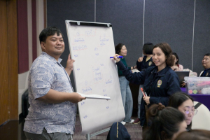 โครงการอบรมเชิงปฏิบัติการเพื่อพัฒนาครูให้ขับเคลื่อนนักเรียนให้มีความฉลาดรู้ ตามรูปแบบนวัตกรรมหลักสูตรและการจัดการเรียนรู้เพื่อเสริมสร้างคุณลักษณะ 4 ประการ และศึกษาดูงานสถานศึกษาต้นแบบในการจัดการเรียนการสอน ให้แก่ครูโรงเรียนสาธิตมหาวิทยาลัยราชภัฏเทพสตรี