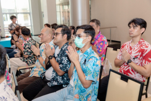 ร่วมงานทำบุญกลางบ้าน 