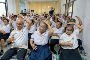 โครงการพัฒนาศักยภาพผู้สูงอายุให้ได้รับการเสริมสร้างและดูแลสุขภาวะแบบมีส่วนร่วม จังหวัดสระบุรี ในพื้นที่ อบต.ท่าคล้อ