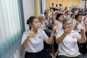 โครงการพัฒนาศักยภาพผู้สูงอายุให้ได้รับการเสริมสร้างและดูแลสุขภาวะแบบมีส่วนร่วม จังหวัดสระบุรี ในพื้นที่ อบต.ท่าคล้อ
