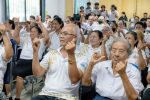 โครงการพัฒนาศักยภาพผู้สูงอายุให้ได้รับการเสริมสร้างและดูแลสุขภาวะแบบมีส่วนร่วม จังหวัดสระบุรี ในพื้นที่ อบต.ท่าคล้อ