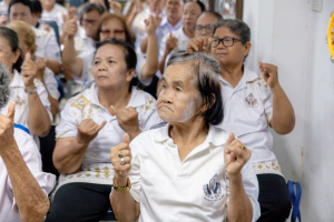 โครงการพัฒนาศักยภาพผู้สูงอายุให้ได้รับการเสริมสร้างและดูแลสุขภาวะแบบมีส่วนร่วม จังหวัดสระบุรี ในพื้นที่ อบต.ท่าคล้อ