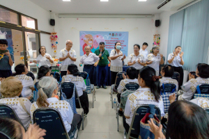 โครงการพัฒนาศักยภาพผู้สูงอายุให้ได้รับการเสริมสร้างและดูแลสุขภาวะแบบมีส่วนร่วม จังหวัดสระบุรี ในพื้นที่ อบต.ท่าคล้อ