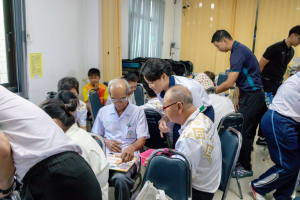 โครงการพัฒนาศักยภาพผู้สูงอายุให้ได้รับการเสริมสร้างและดูแลสุขภาวะแบบมีส่วนร่วม จังหวัดสระบุรี ในพื้นที่ อบต.ท่าคล้อ