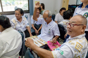 โครงการพัฒนาศักยภาพผู้สูงอายุให้ได้รับการเสริมสร้างและดูแลสุขภาวะแบบมีส่วนร่วม จังหวัดสระบุรี ในพื้นที่ อบต.ท่าคล้อ