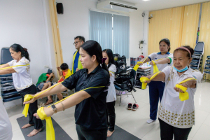โครงการพัฒนาศักยภาพผู้สูงอายุให้ได้รับการเสริมสร้างและดูแลสุขภาวะแบบมีส่วนร่วม จังหวัดสระบุรี ในพื้นที่ อบต.ท่าคล้อ