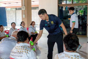 โครงการพัฒนาศักยภาพผู้สูงอายุให้ได้รับการเสริมสร้างและดูแลสุขภาวะแบบมีส่วนร่วม จังหวัดสระบุรี ในพื้นที่ อบต.ท่าคล้อ