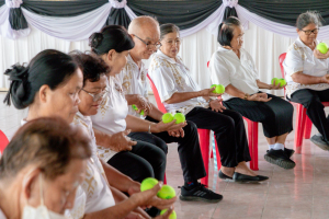 โครงการพัฒนาศักยภาพผู้สูงอายุให้ได้รับการเสริมสร้างและดูแลสุขภาวะแบบมีส่วนร่วม จังหวัดสระบุรี ในพื้นที่ อบต.ท่าคล้อ