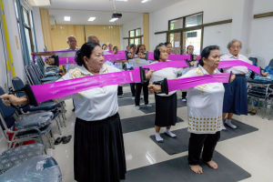 โครงการพัฒนาศักยภาพผู้สูงอายุให้ได้รับการเสริมสร้างและดูแลสุขภาวะแบบมีส่วนร่วม จังหวัดสระบุรี ในพื้นที่ อบต.ท่าคล้อ