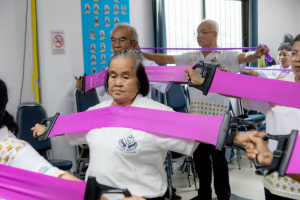 โครงการพัฒนาศักยภาพผู้สูงอายุให้ได้รับการเสริมสร้างและดูแลสุขภาวะแบบมีส่วนร่วม จังหวัดสระบุรี ในพื้นที่ อบต.ท่าคล้อ