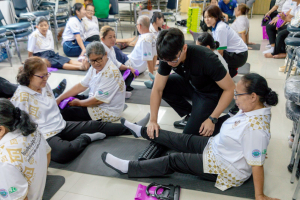 โครงการพัฒนาศักยภาพผู้สูงอายุให้ได้รับการเสริมสร้างและดูแลสุขภาวะแบบมีส่วนร่วม จังหวัดสระบุรี ในพื้นที่ อบต.ท่าคล้อ