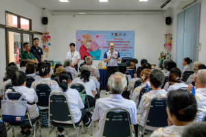 โครงการพัฒนาศักยภาพผู้สูงอายุให้ได้รับการเสริมสร้างและดูแลสุขภาวะแบบมีส่วนร่วม จังหวัดสระบุรี ในพื้นที่ อบต.ท่าคล้อ