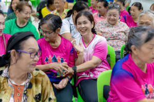 โครงการพัฒนาศักยภาพผู้สูงอายุให้ได้รับการเสริมสร้างและดูแลสุขภาวะแบบมีส่วนร่วม จังหวัดสระบุรี ในพื้นที่ ทต.หนองแค
