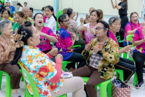 โครงการพัฒนาศักยภาพผู้สูงอายุให้ได้รับการเสริมสร้างและดูแลสุขภาวะแบบมีส่วนร่วม จังหวัดสระบุรี ในพื้นที่ ทต.หนองแค