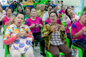 โครงการพัฒนาศักยภาพผู้สูงอายุให้ได้รับการเสริมสร้างและดูแลสุขภาวะแบบมีส่วนร่วม จังหวัดสระบุรี ในพื้นที่ ทต.หนองแค