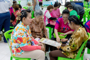 โครงการพัฒนาศักยภาพผู้สูงอายุให้ได้รับการเสริมสร้างและดูแลสุขภาวะแบบมีส่วนร่วม จังหวัดสระบุรี ในพื้นที่ ทต.หนองแค