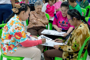 โครงการพัฒนาศักยภาพผู้สูงอายุให้ได้รับการเสริมสร้างและดูแลสุขภาวะแบบมีส่วนร่วม จังหวัดสระบุรี ในพื้นที่ ทต.หนองแค
