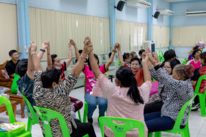 โครงการพัฒนาศักยภาพผู้สูงอายุให้ได้รับการเสริมสร้างและดูแลสุขภาวะแบบมีส่วนร่วม จังหวัดสระบุรี ในพื้นที่ ทต.หนองแค