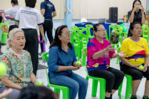 โครงการพัฒนาศักยภาพผู้สูงอายุให้ได้รับการเสริมสร้างและดูแลสุขภาวะแบบมีส่วนร่วม จังหวัดสระบุรี ในพื้นที่ ทต.หนองแค