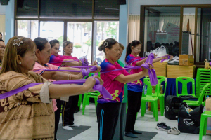 โครงการพัฒนาศักยภาพผู้สูงอายุให้ได้รับการเสริมสร้างและดูแลสุขภาวะแบบมีส่วนร่วม จังหวัดสระบุรี ในพื้นที่ ทต.หนองแค